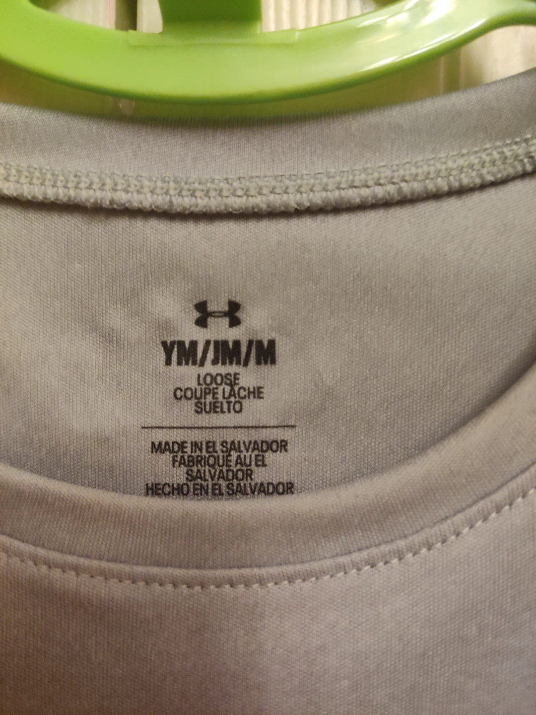Under Armour Youth T-Shirt - Grey - YM/JM/M (no3) - photo 2