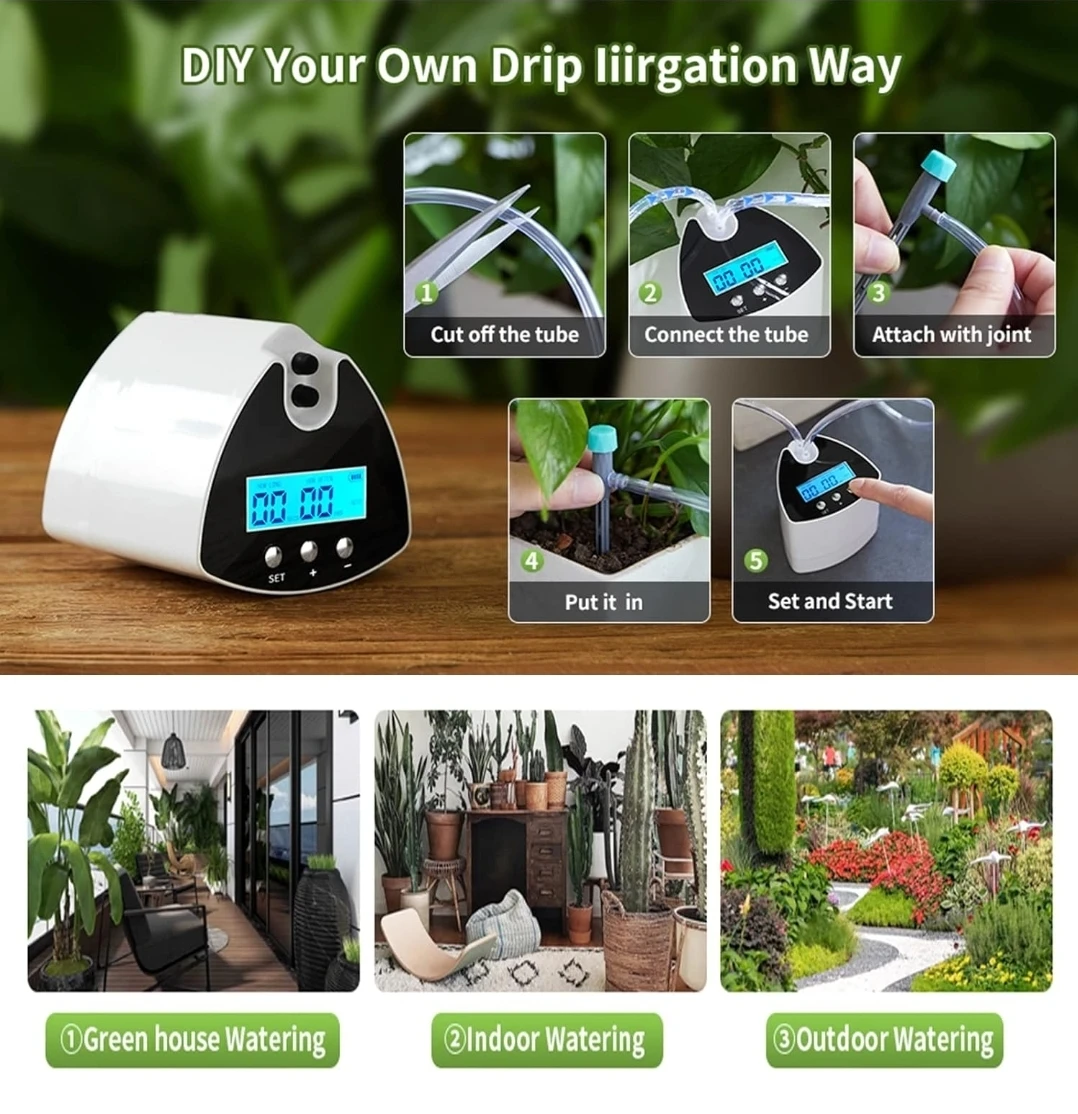 Automatic Drip Irrigation System for Indoor/Outdoor Plants - photo 3