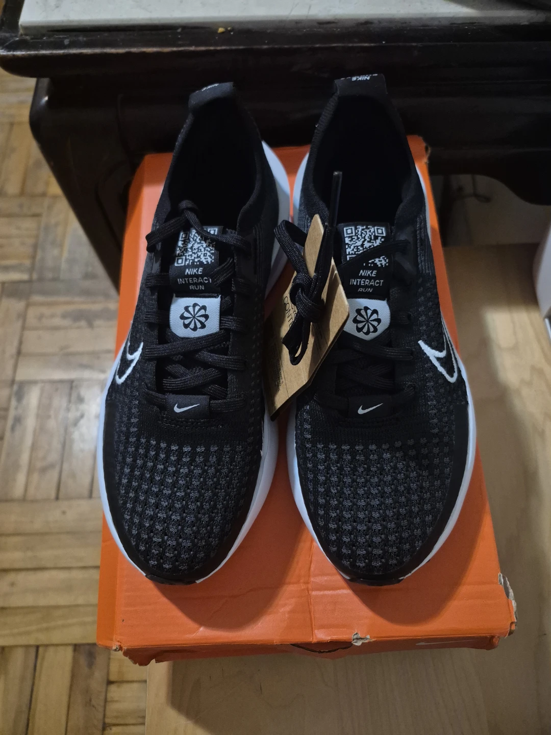 BNIB)Nike Size 7 Wmns Interact RN Running Shoes Black - photo 4