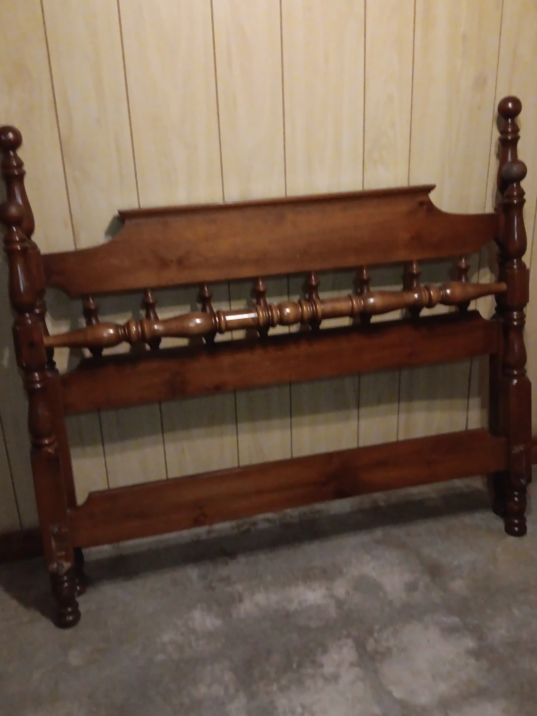 Wooden Headboard & Rails (Full/Double)