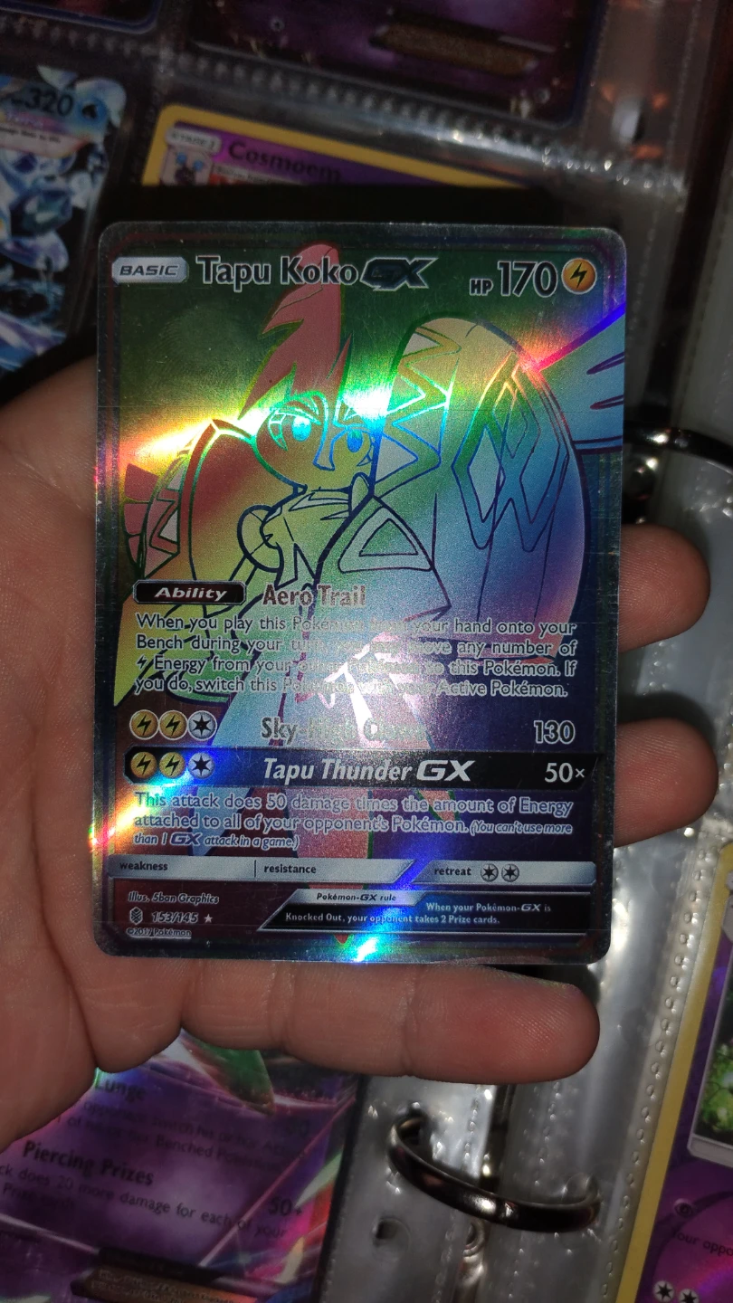 Pokemon Tapu Koko GX Trading Card