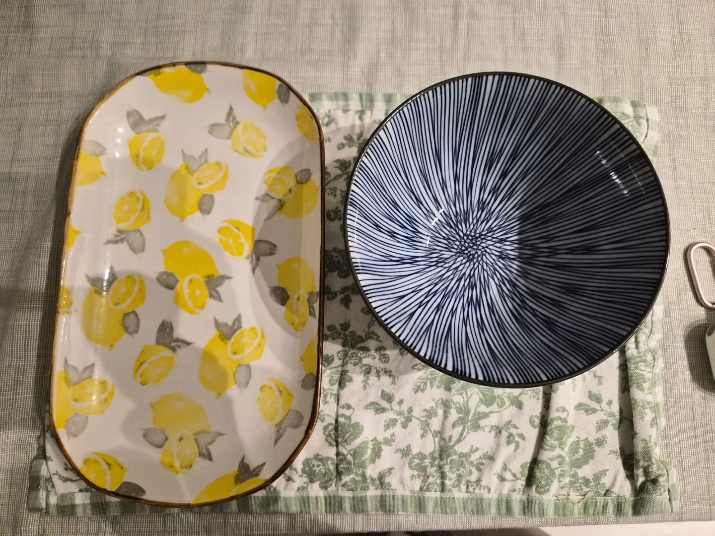 SCOOP Signature Lemon Platter & Japanese Style Bowl