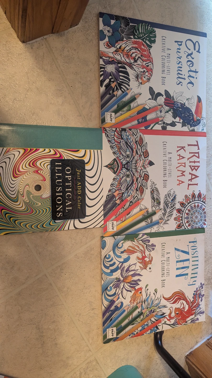Papp Leisure Creative Colouring Books