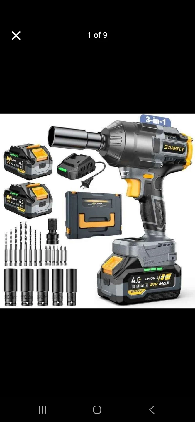 SOARFLY 3-in-1 Multi-Purpose Impact Wrench