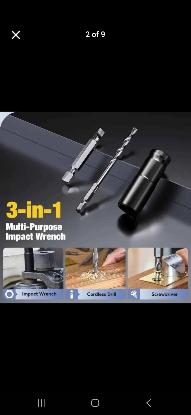SOARFLY 3-in-1 Multi-Purpose Impact Wrench - photo 2