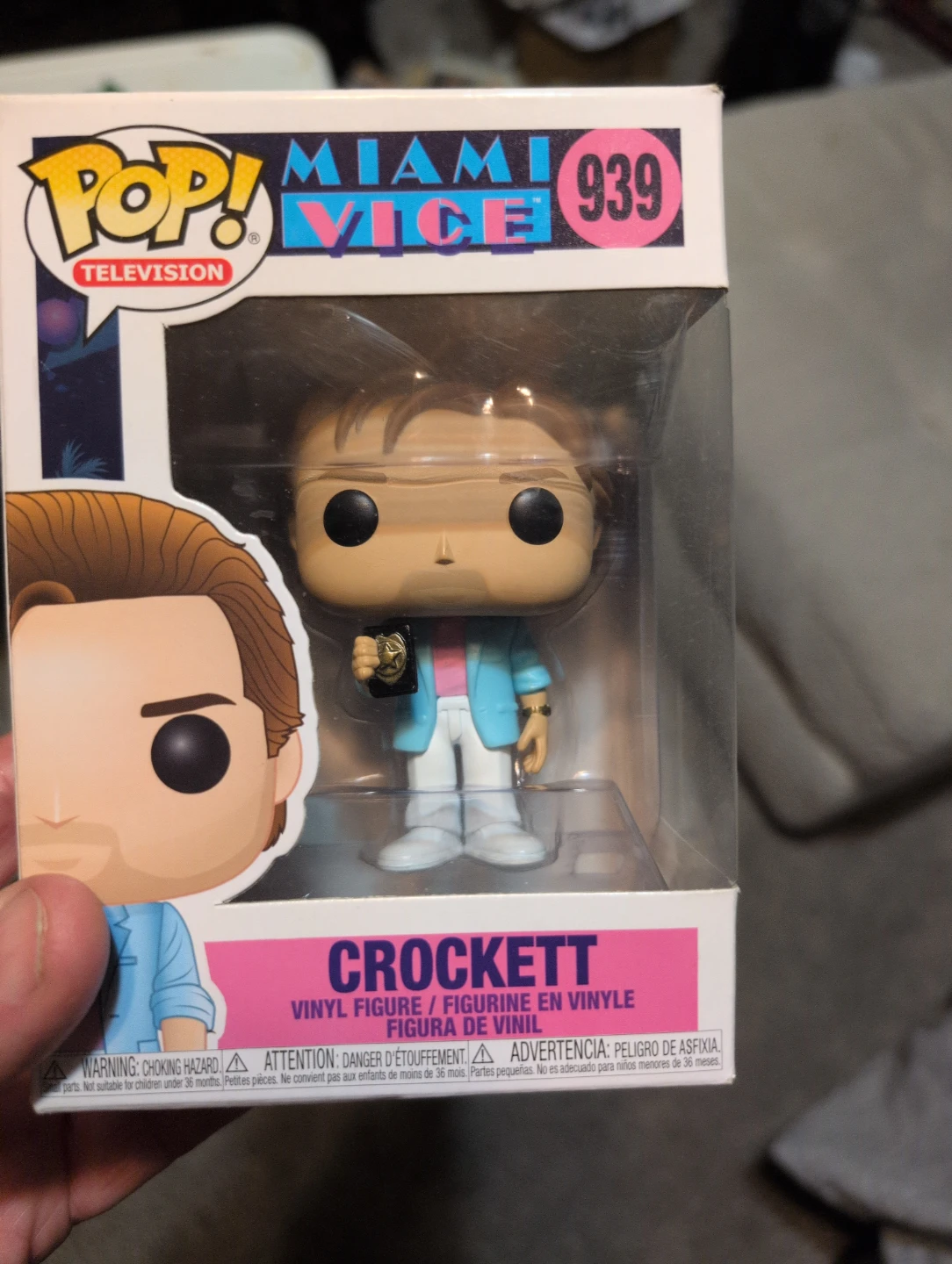 Funko Pop! Miami Vice Crockett Vinyl Figure #939