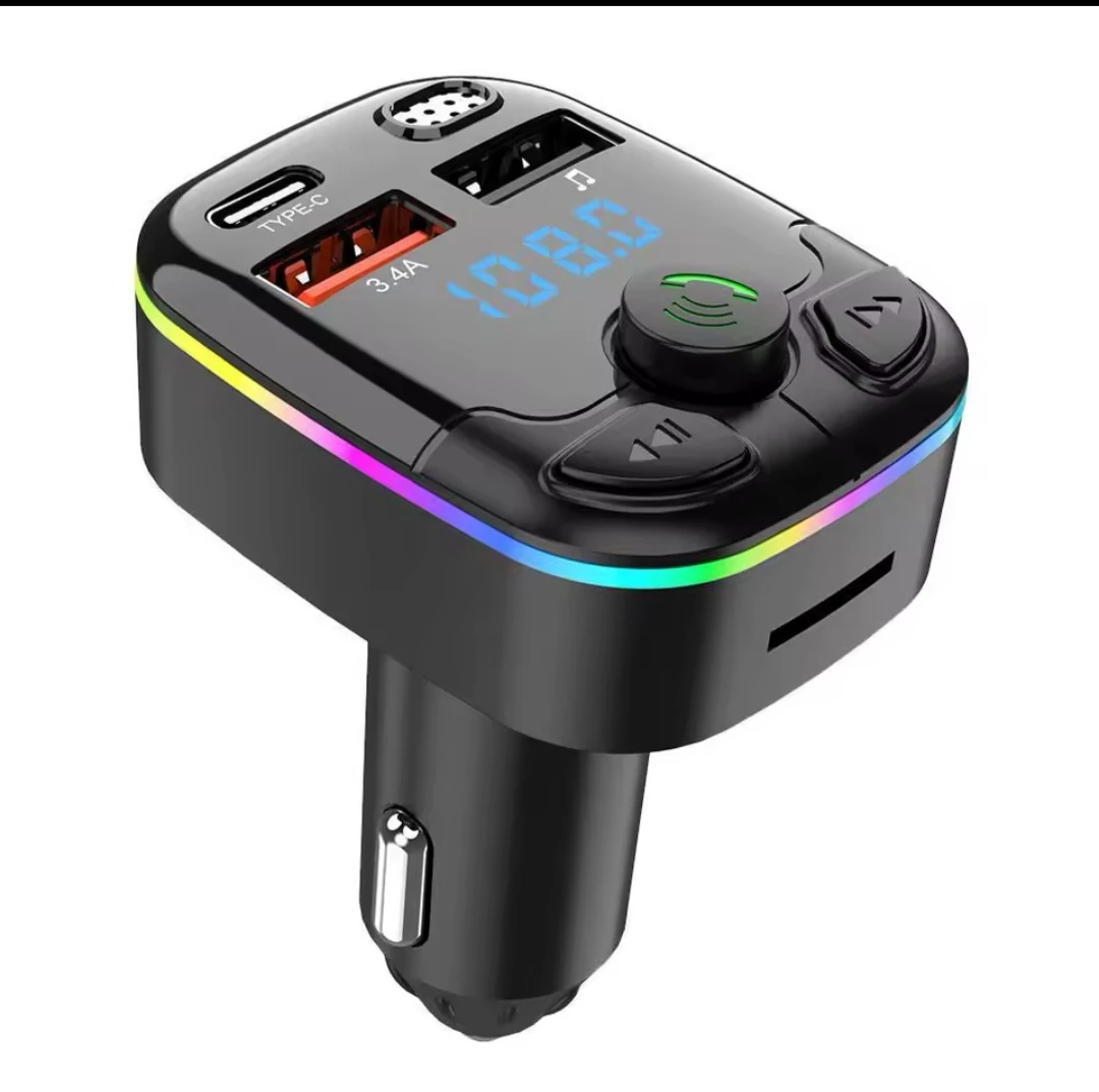 New Car Bluetooth FM Transmitter with Charger adapter