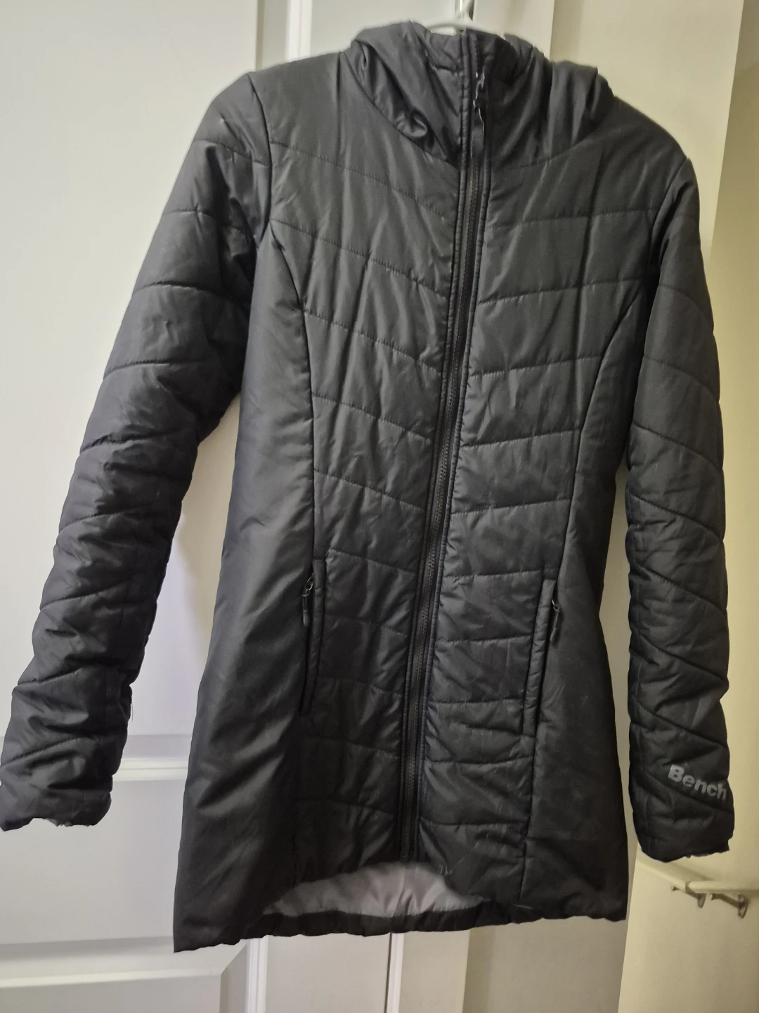 Bench Women Light weight Black Puffer Jacket Size XS
