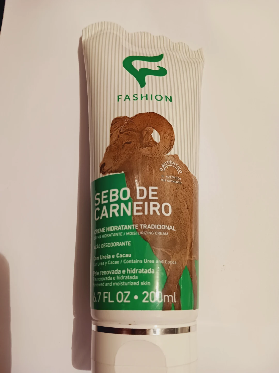 New !!  Sebo de Carneiro Brazilian Moisturizing Cream 200ml - photo 3
