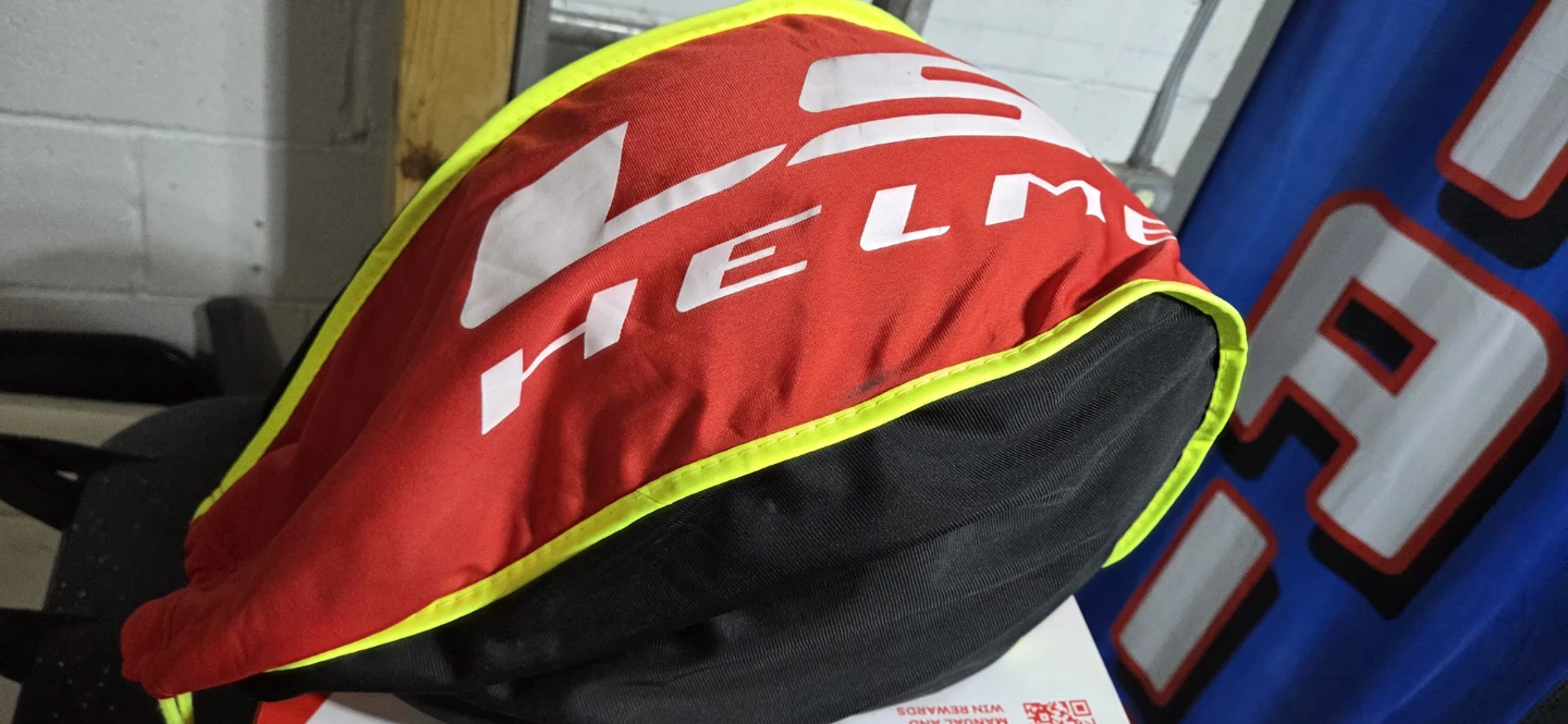 LS2 Rapid Circle Matte Tita Fluo Orange Helmet - Size M - photo 4