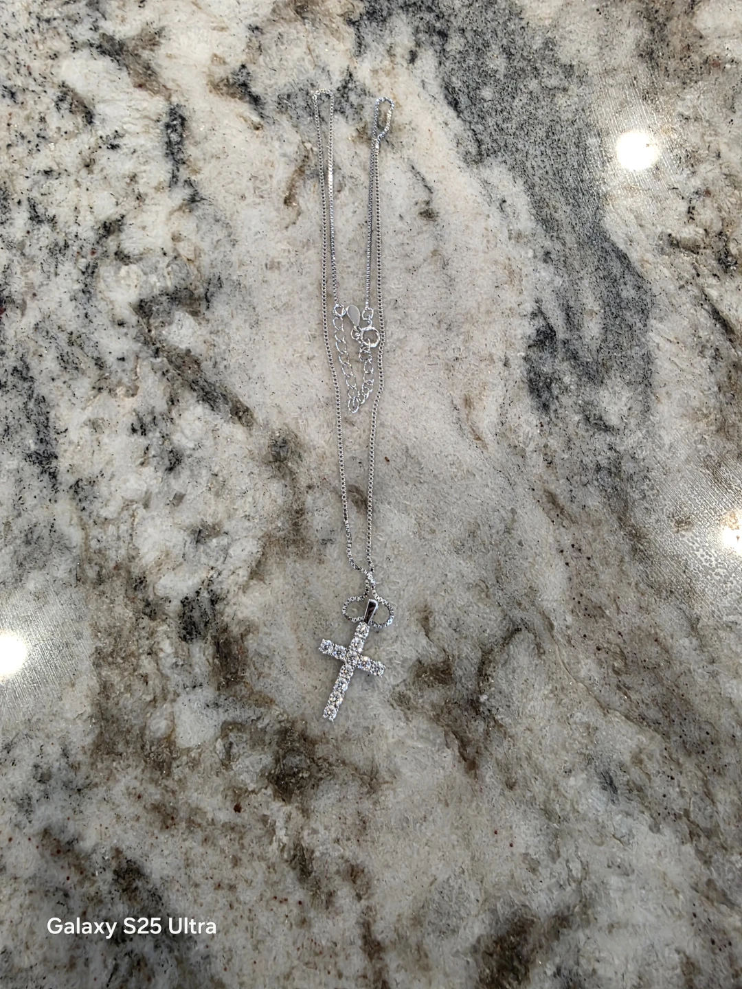 VVS1 Moisanite Cross Necklace 925 sterling silver - photo 4