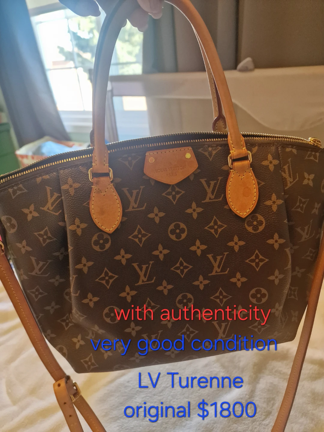 Louis Vuitton Turenne MM Monogram Canvas Shoulder Bag