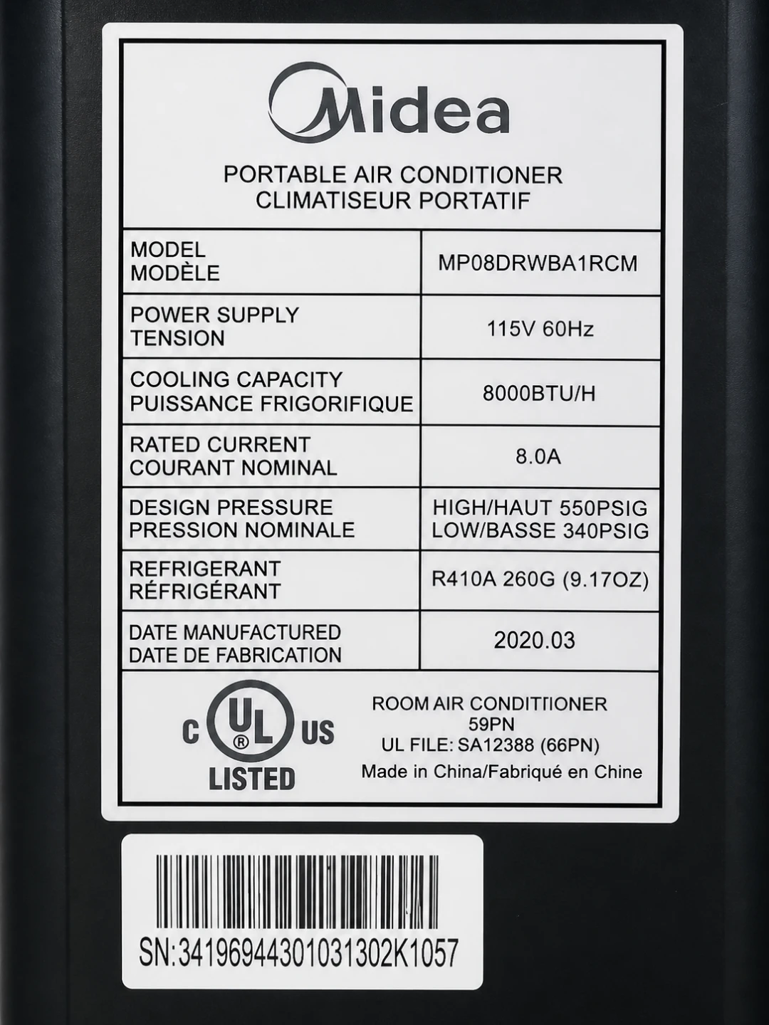 Midea Portable Air Conditioner - photo 2