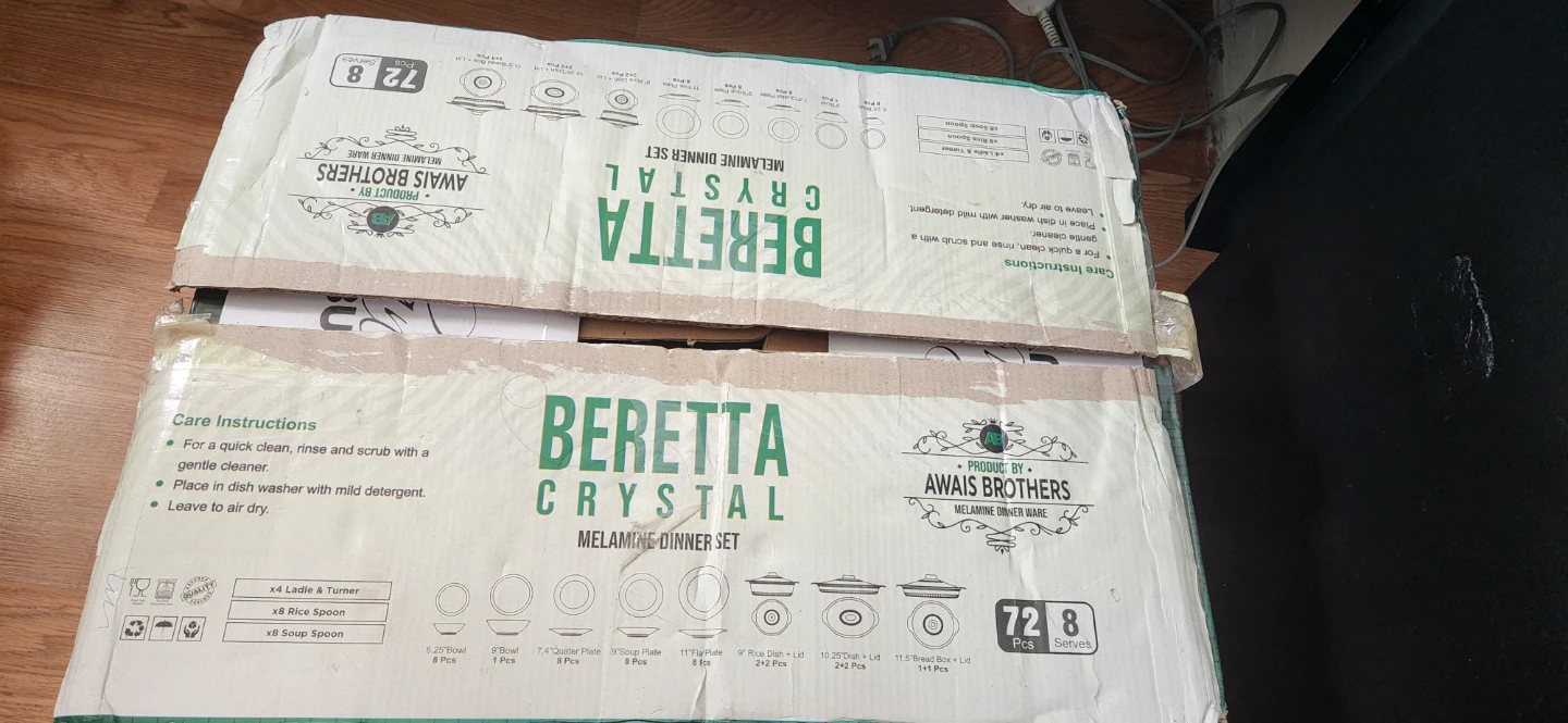 Beretta Crystal Melamine Dinner Set - photo 4