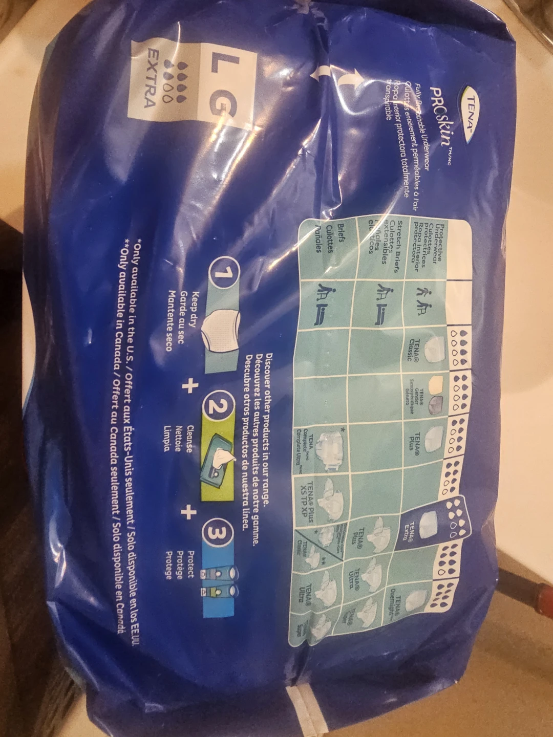 TENA ProSkin Large Fully Breathable Underwear 16 Count - photo 4