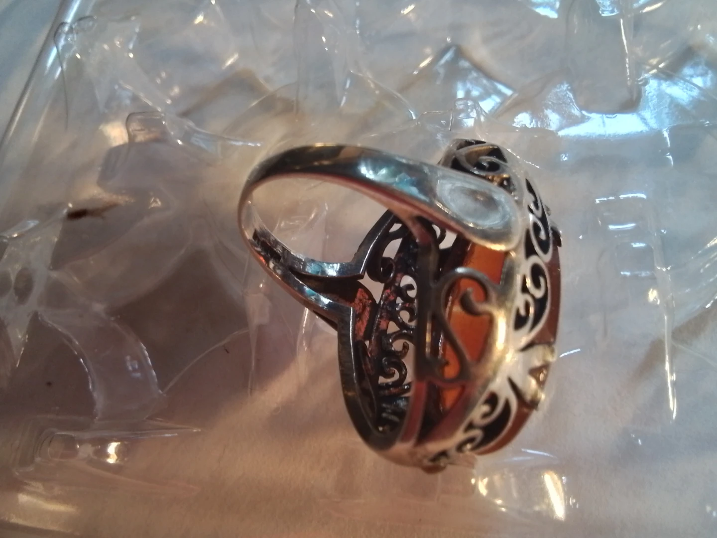 Vng Shipton & Co Sterling Silver Carnelian Agate Ring - photo 5