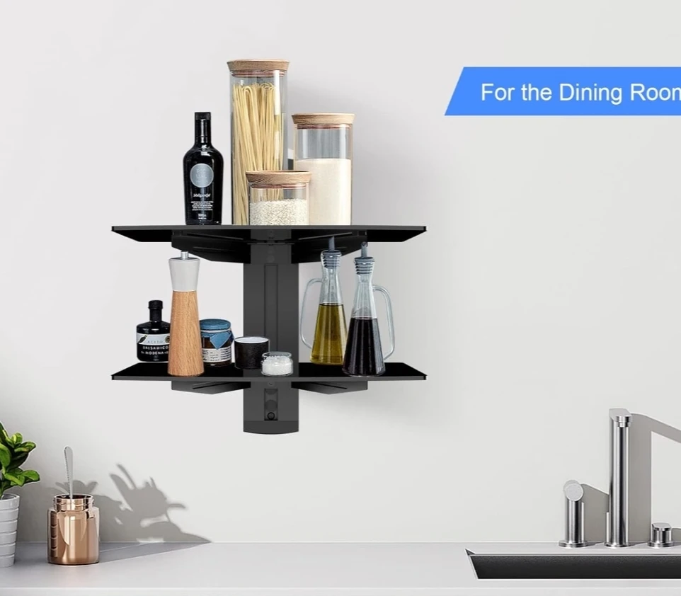 Adjustable 2-Tier Wall Mount Shelf - photo 4