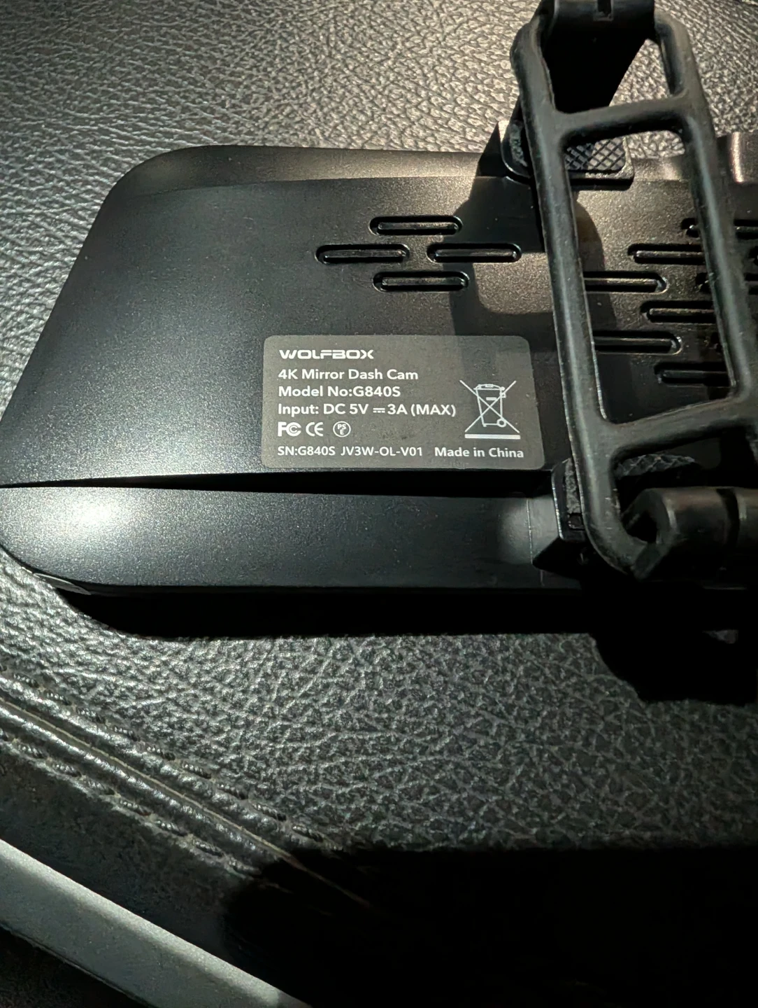 WOLFBOX 4K Mirror Dash Cam G840S