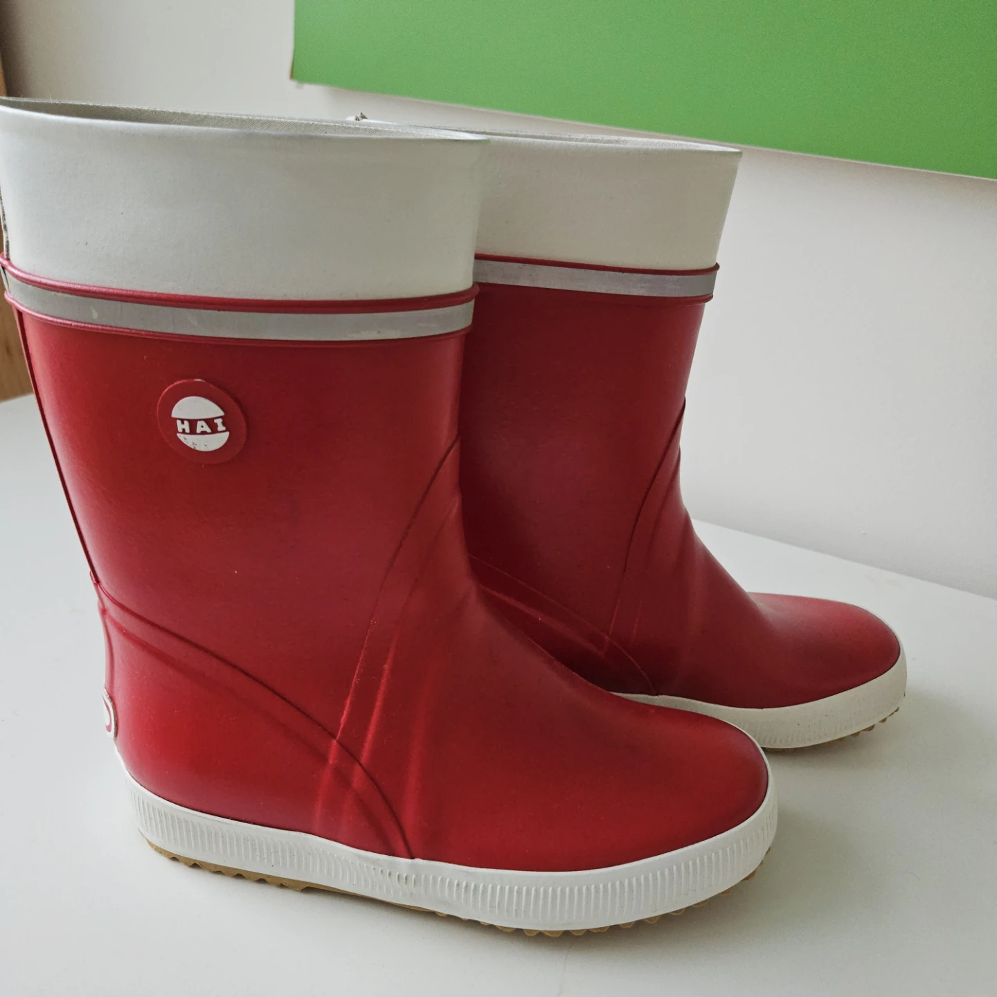 HAI Red Rain Boots