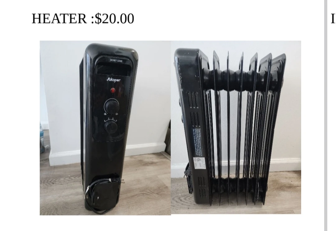 Aikoper Oil-Filled Radiator Heater