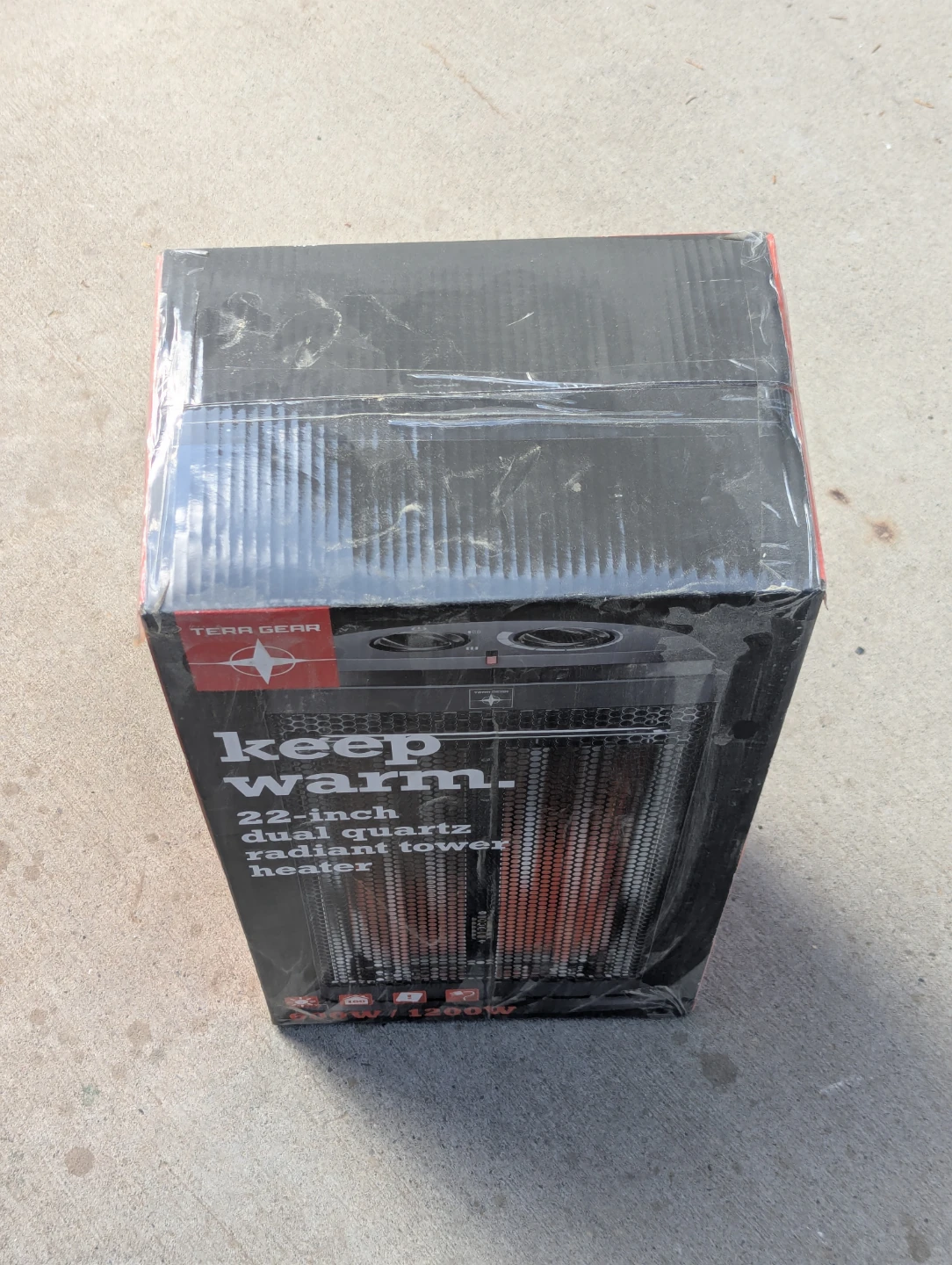 Terr Gear 22 inch Dual Quartz Radiant Tower Heater - photo 2