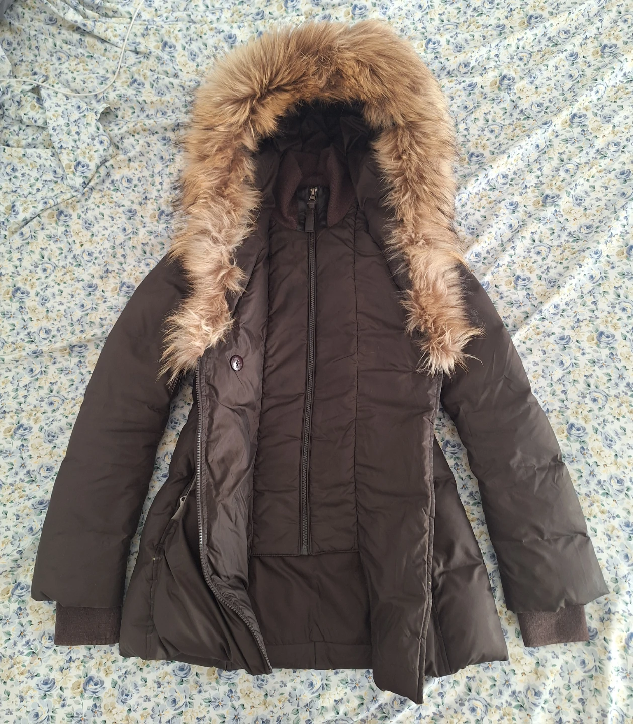 Mackage Down Puffer Coat with Fur Hood - XXS - photo 2
