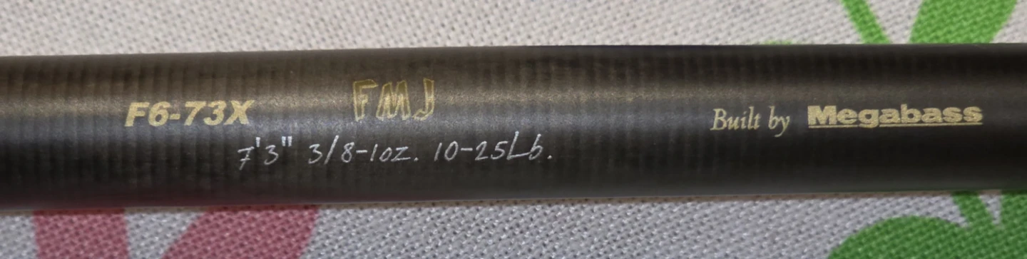 Megabass Destroyer Yuki Ito F6-73X Casting Rod - photo 2