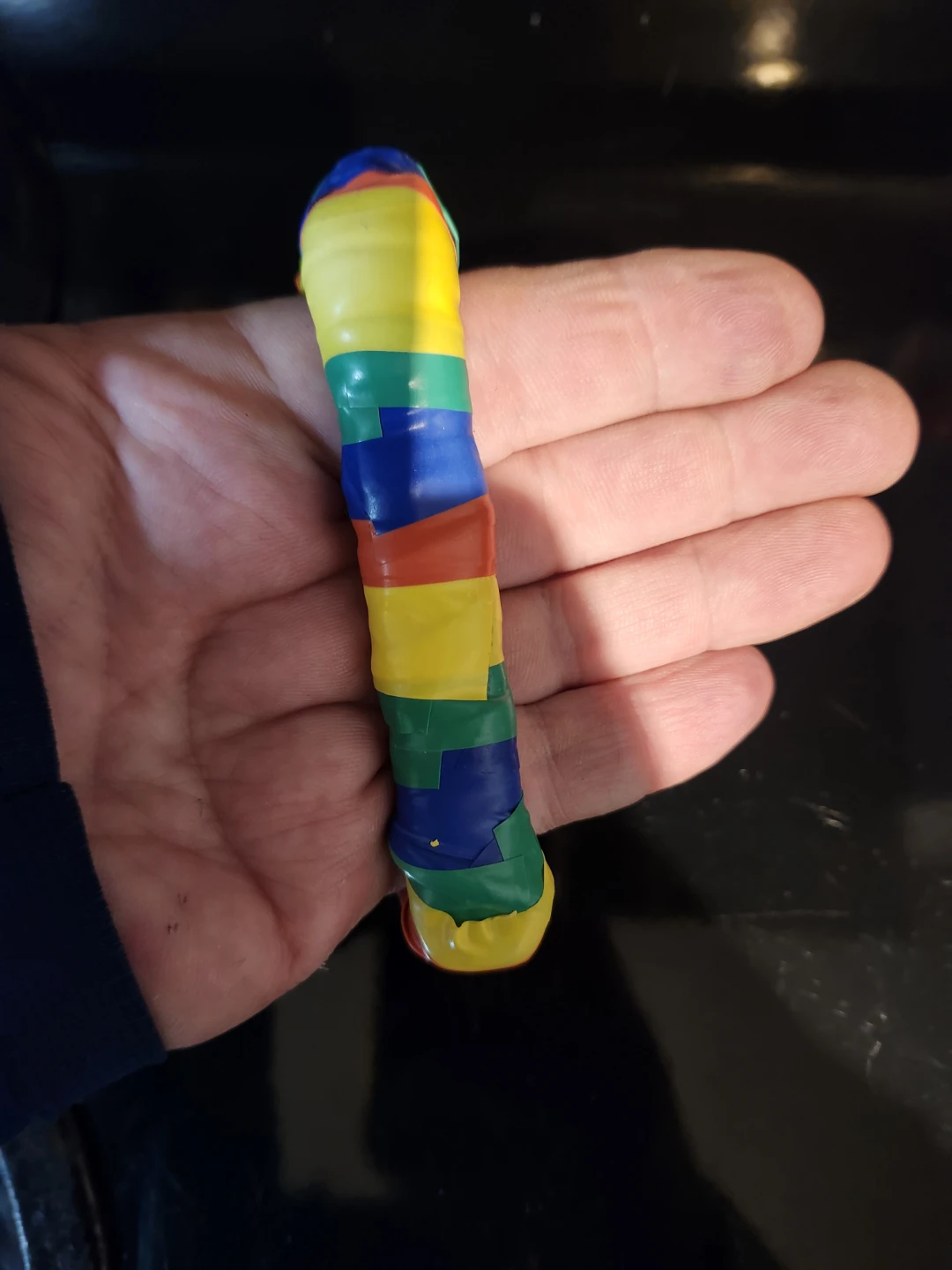 DIY Rainbow Wrapped Handle Grip - photo 2