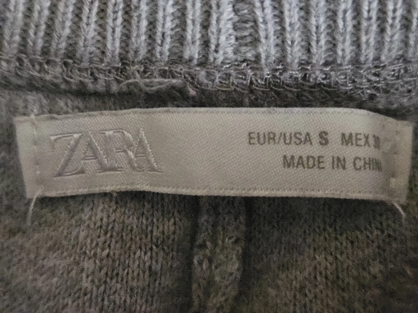 ZARA Gray Sweatpants Size S - photo 4