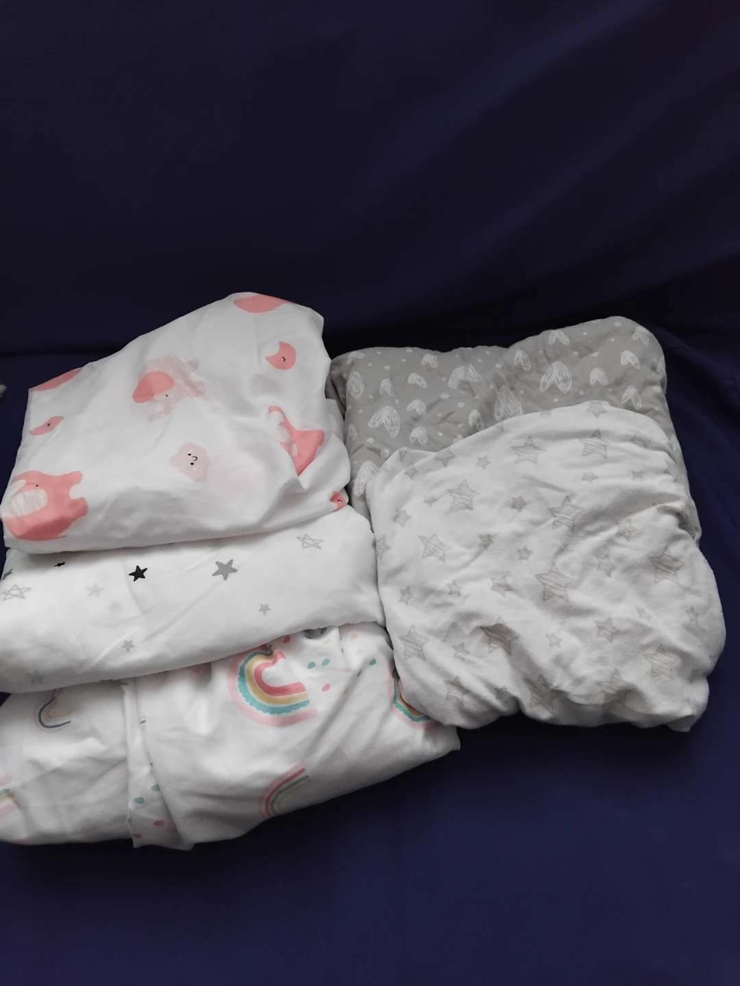 5x Baby Bassinet fitted sheets