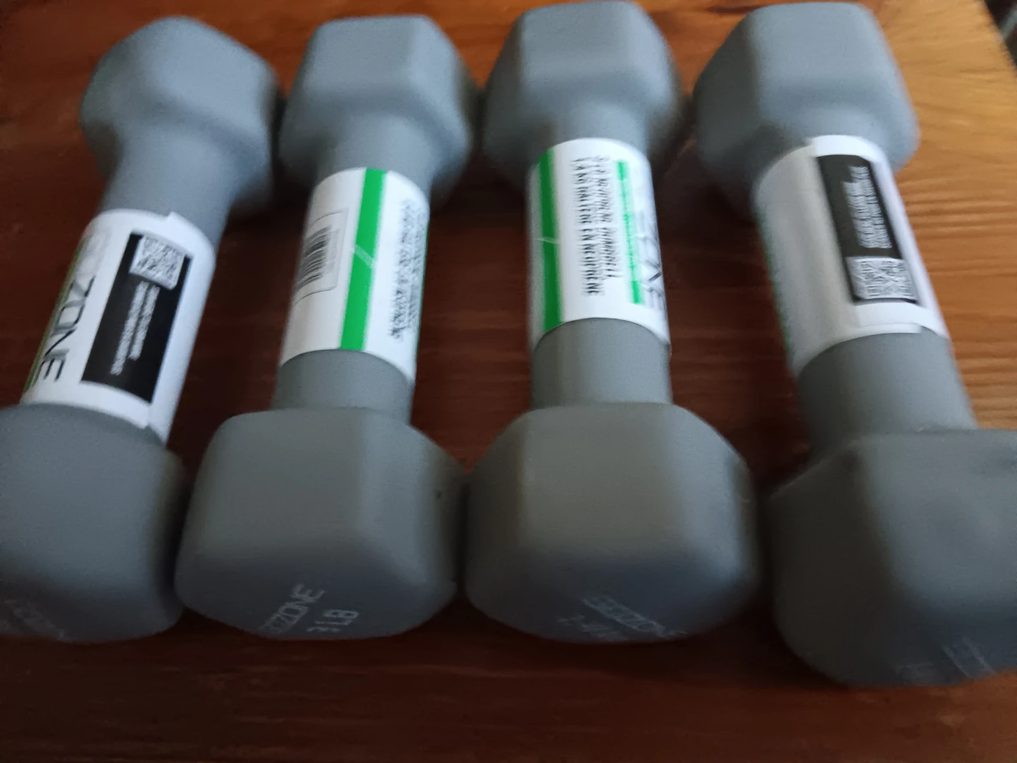 Tone Fitness 3lb Dumbbells (Set of 4)