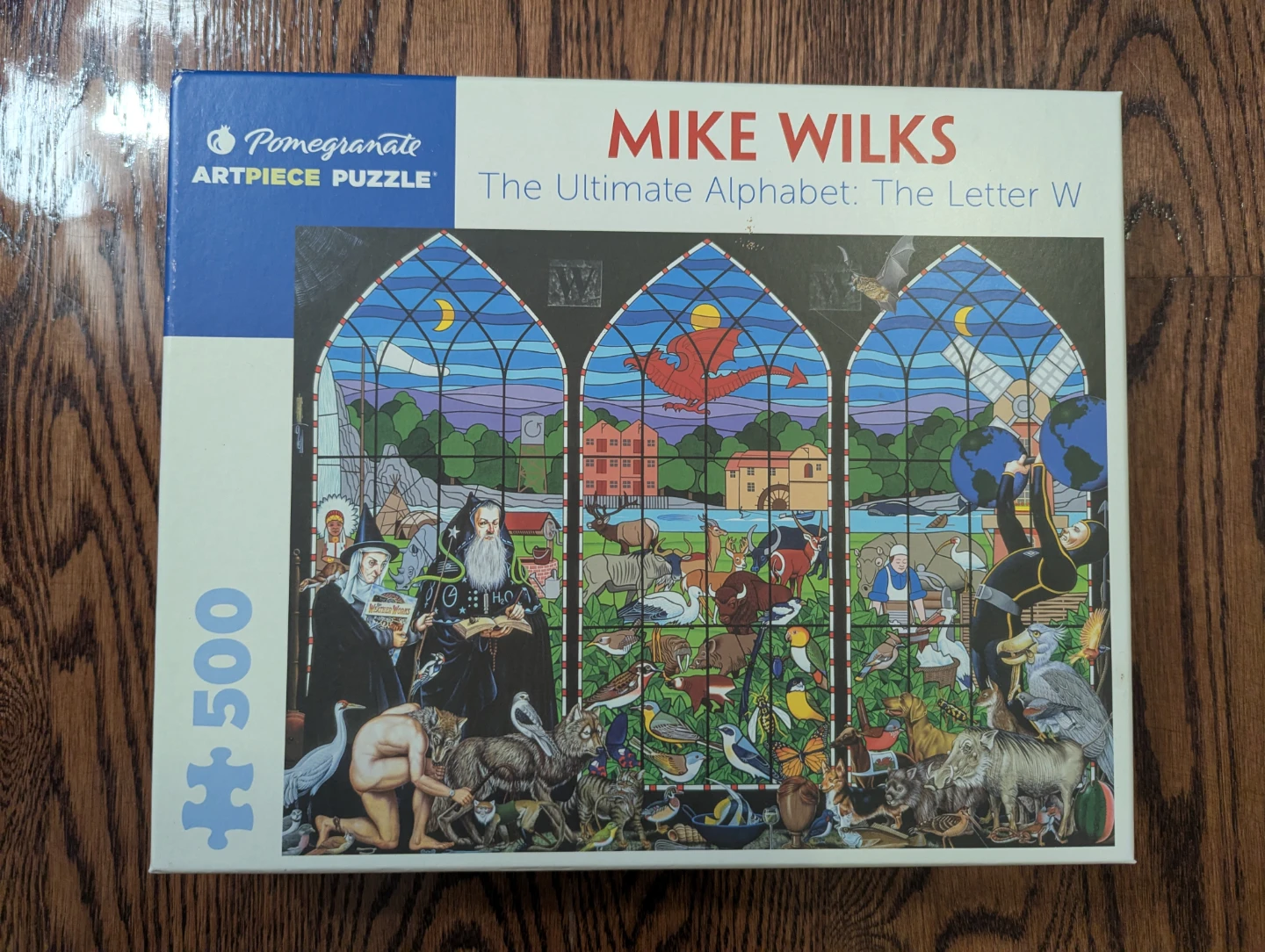 Pomegranate Artpiece Mike Wilks The Letter W 500 piece puzzle