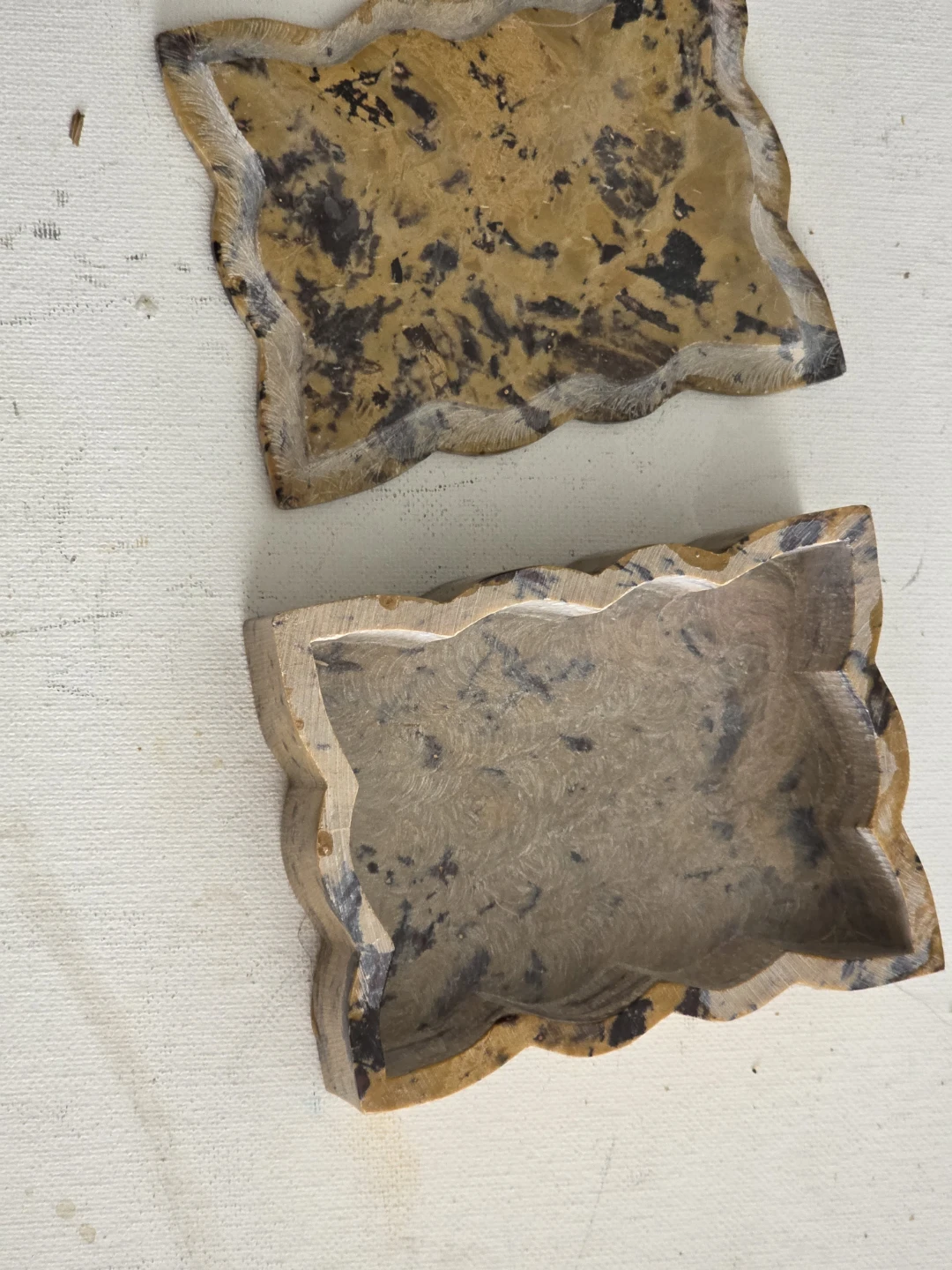 Stone Trinket box with precious stone inlays - photo 3
