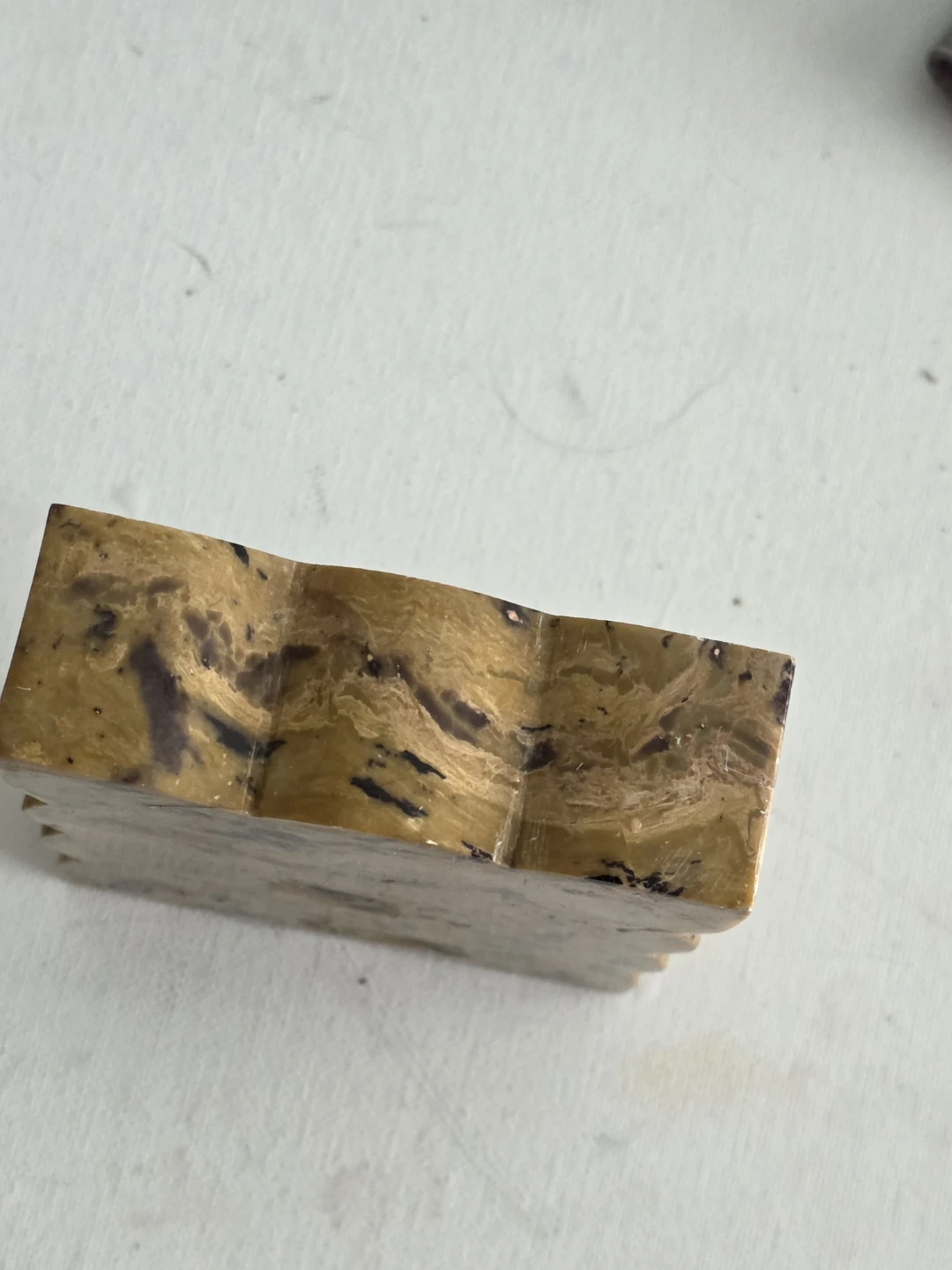 Stone Trinket box with precious stone inlays - photo 5