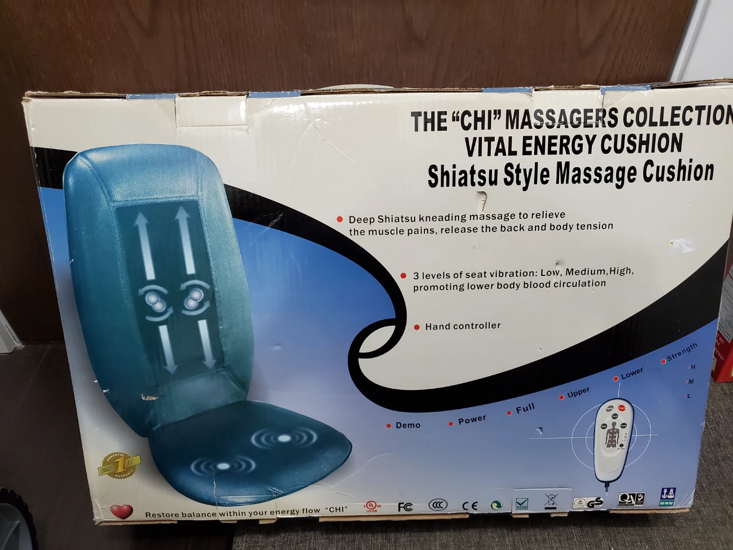 "CHI" Vital Energy Shiatsu Massage Cushion