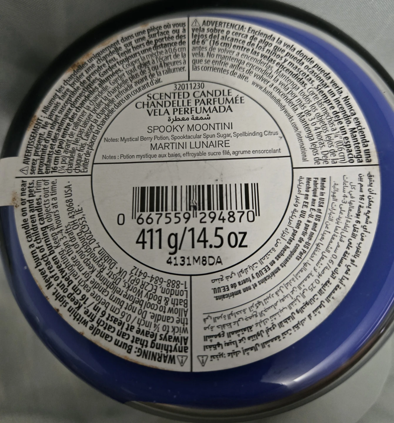 Bath & Body Works Spooky Moontini Candle - photo 4