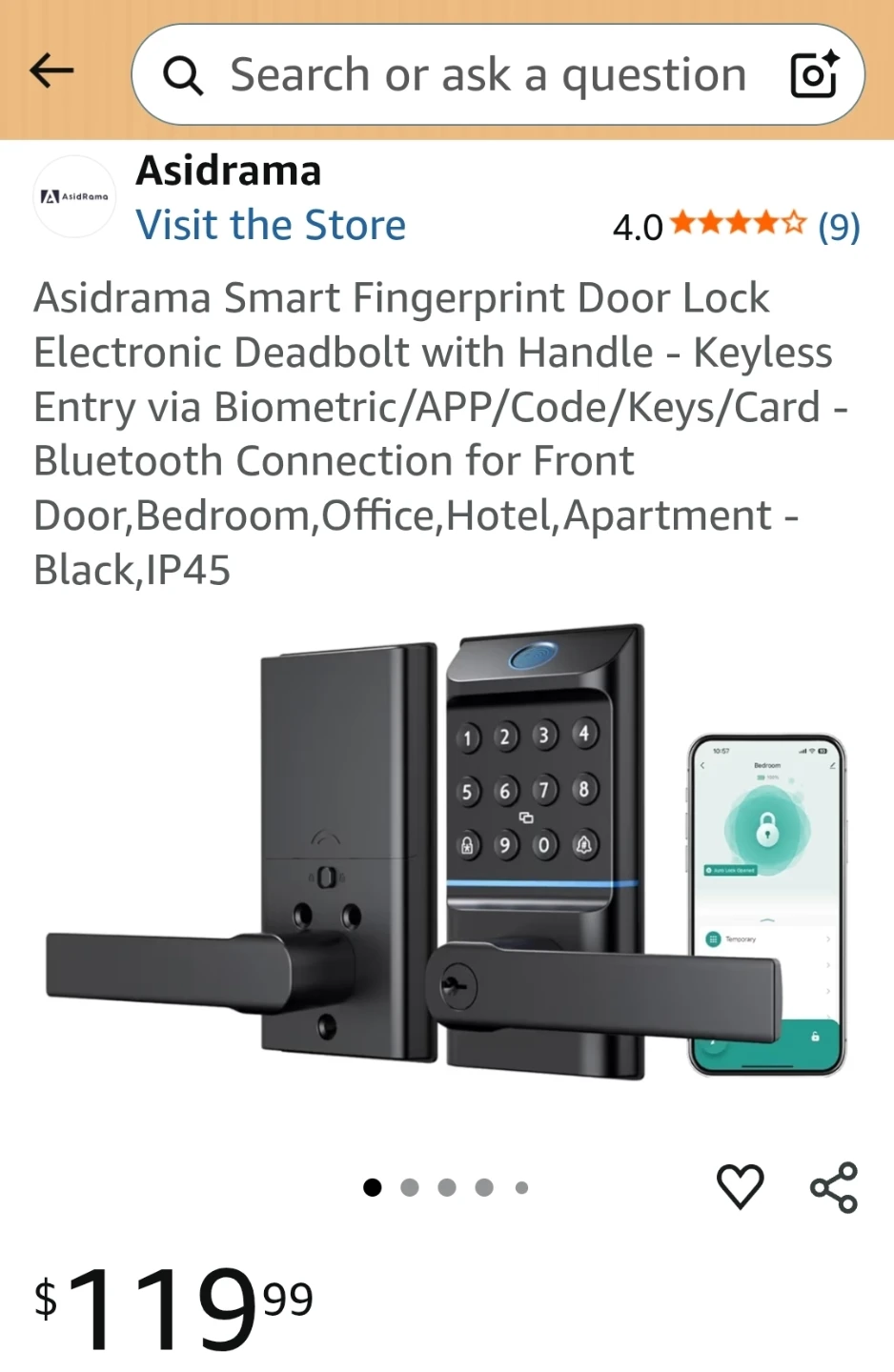 Smart Fingerprint Door Lock