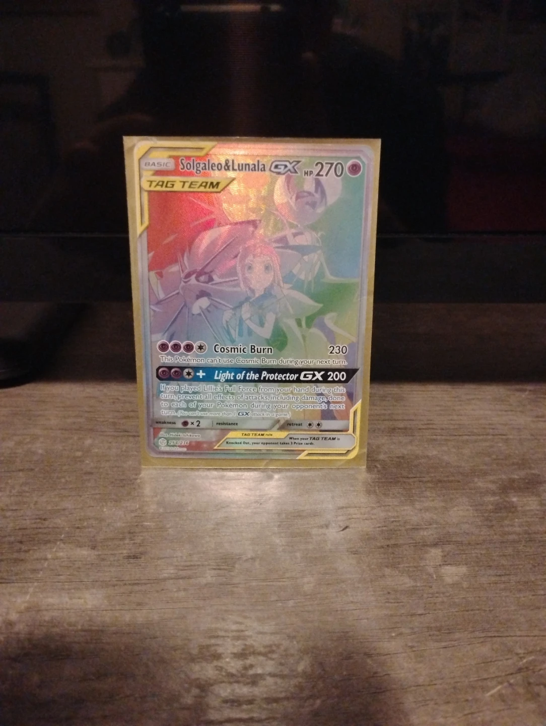 Solgaleo & Lunala GX TAG TEAM Pokémon Card 254/236