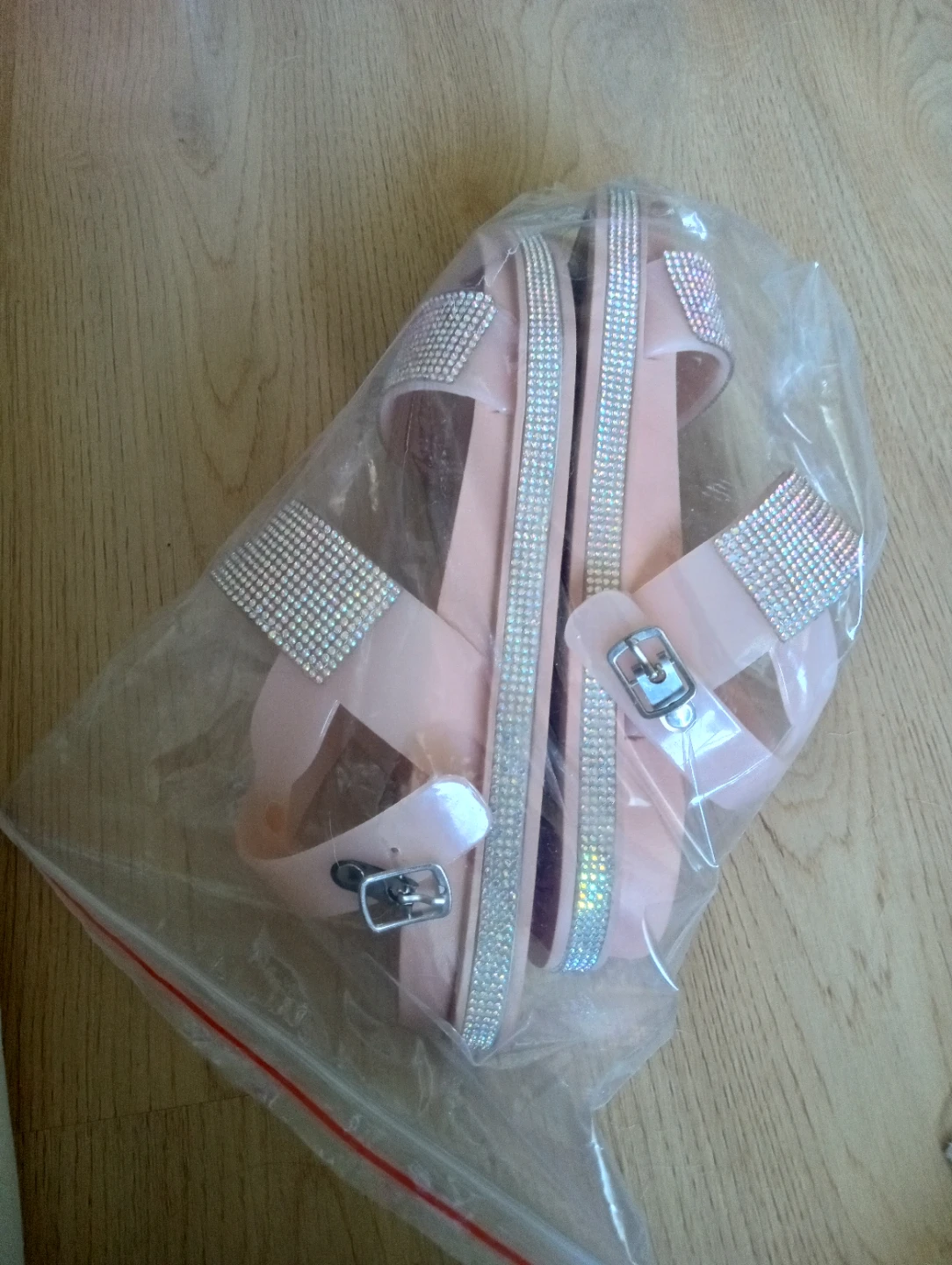 Branch new Pink Jelly Sandals, sz 8 offer $20. - photo 3