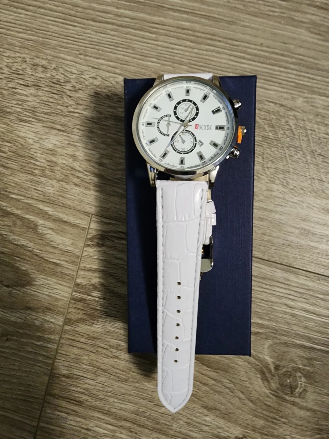 Brand new White SCXDK Chronograph Watch - photo 3