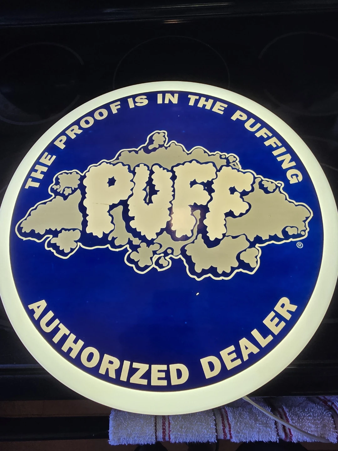 Puff Authorized Dealer Light-Up Sign
