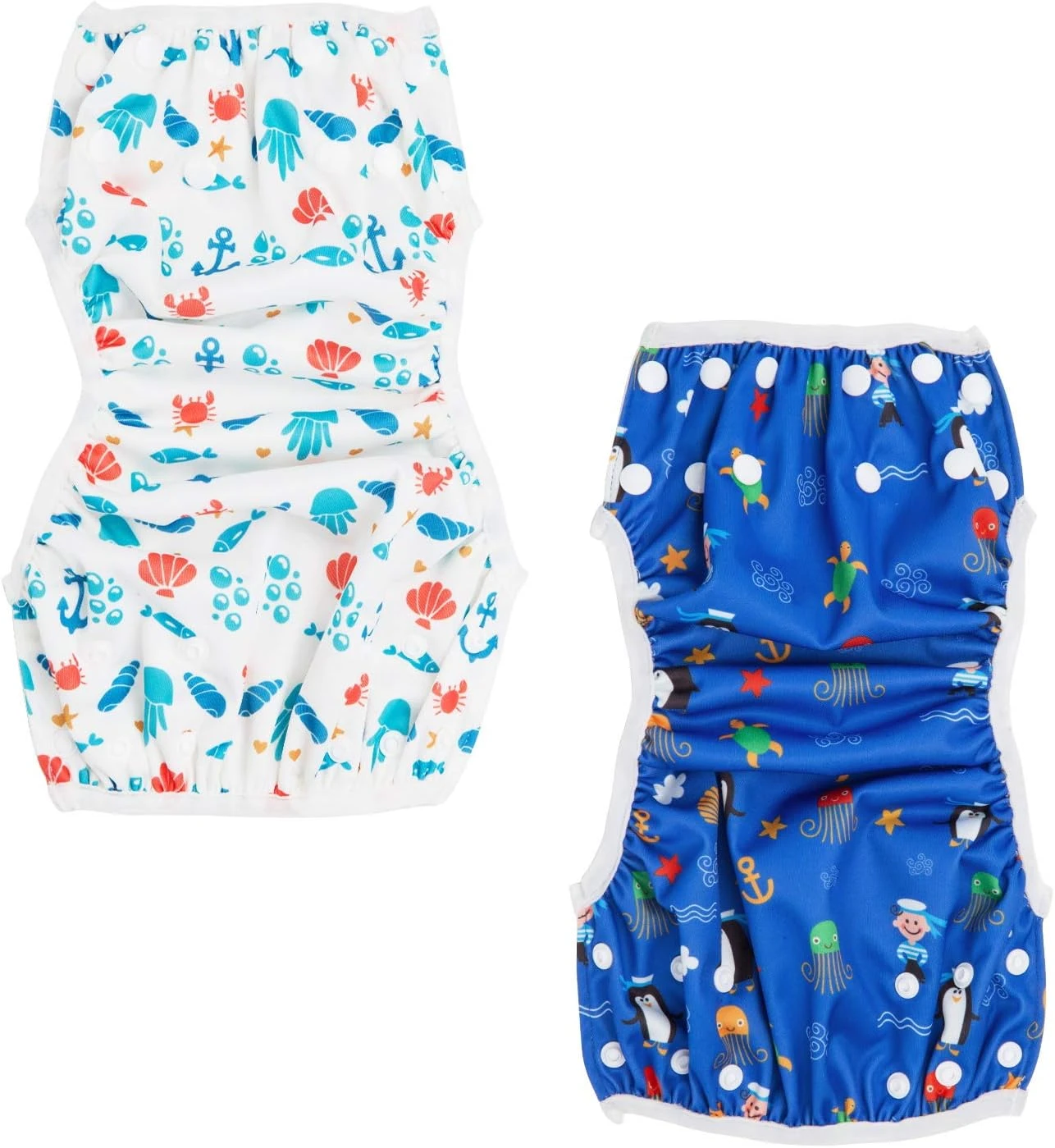 NEW Reusable Baby Swim Diaper Bottoms Snaps 0-24 mo Adjustable - photo 5