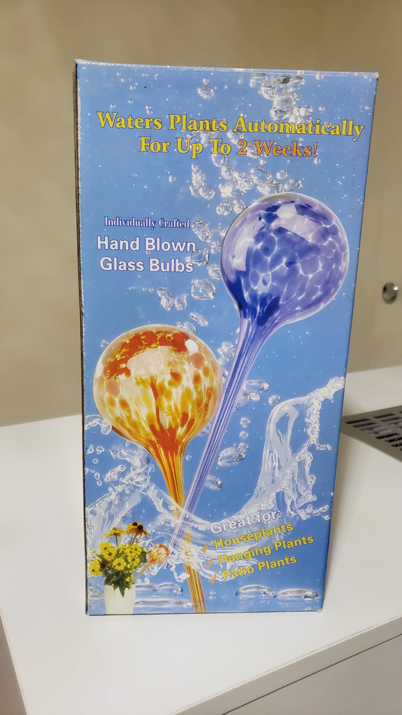 Hand Blown Glass Plant Watering Bulbs