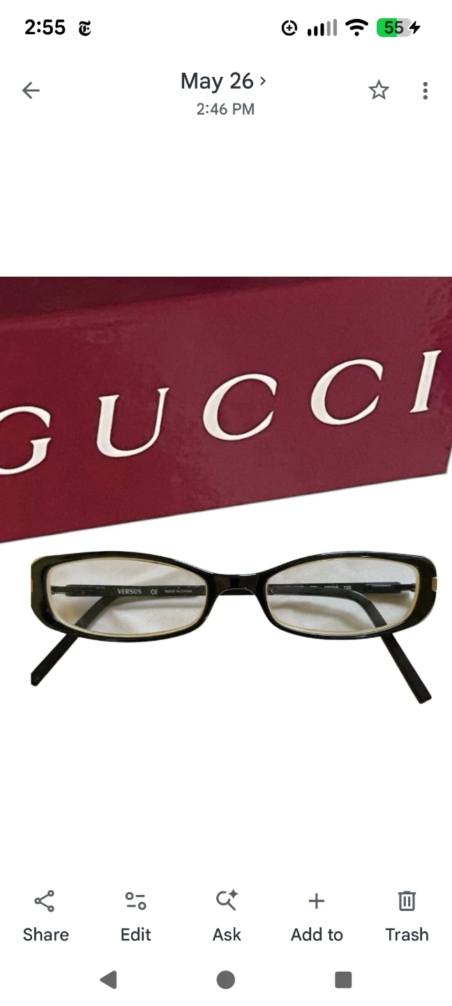 Gucci glasses made in Italy gorgeous