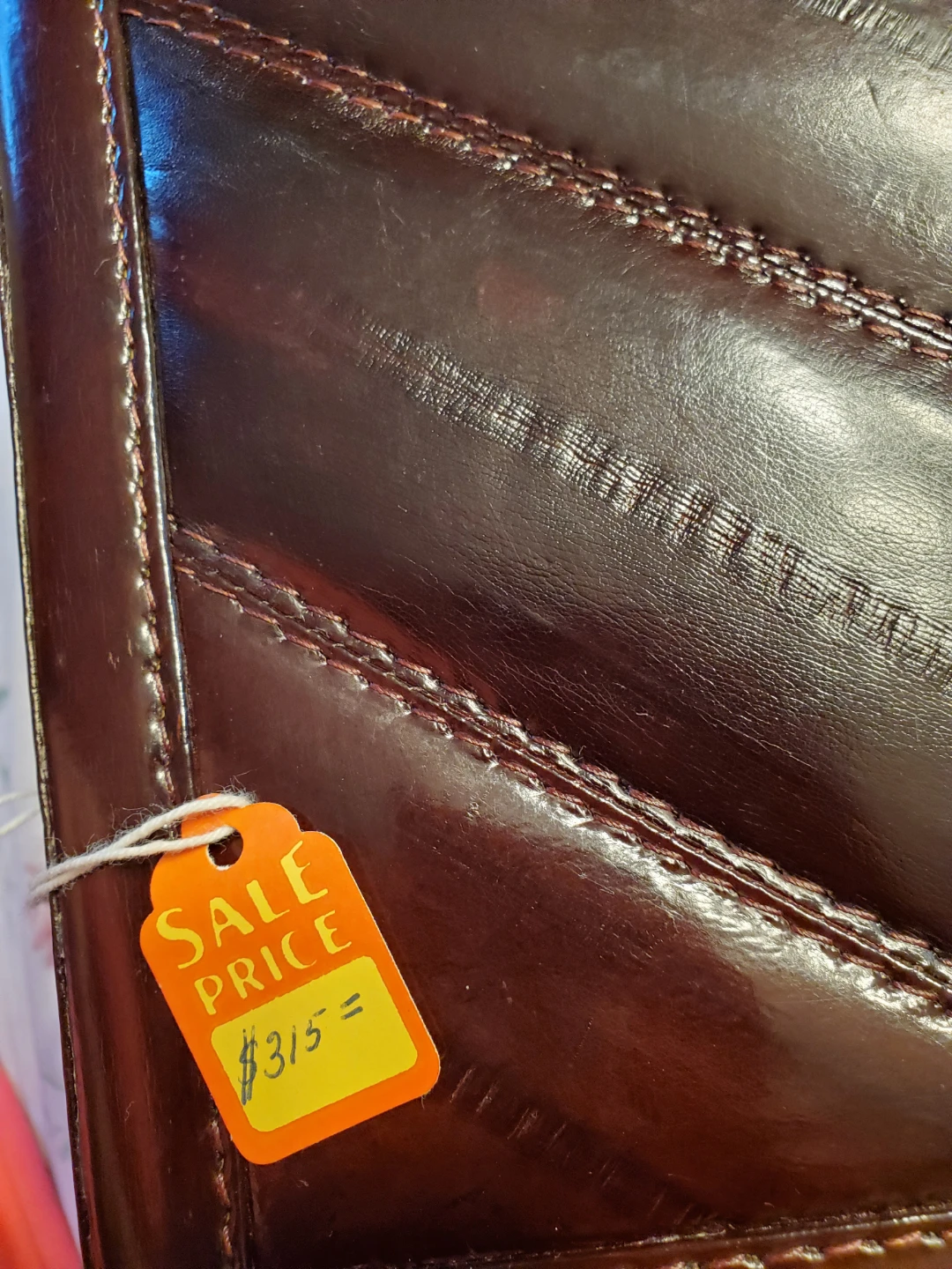 REAL eel skin r Briefcase with Combination Lock