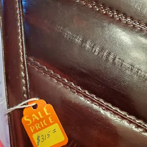 REAL eel skin r Briefcase with Combination Lock