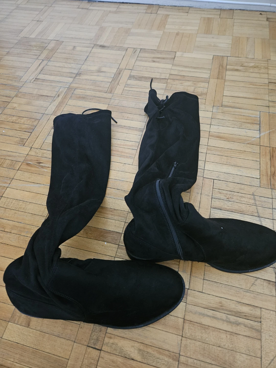 Black Over-the-Knee Boots - photo 3