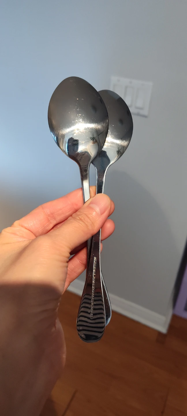 Set of 2 Stainless Steel Spoons - photo 2