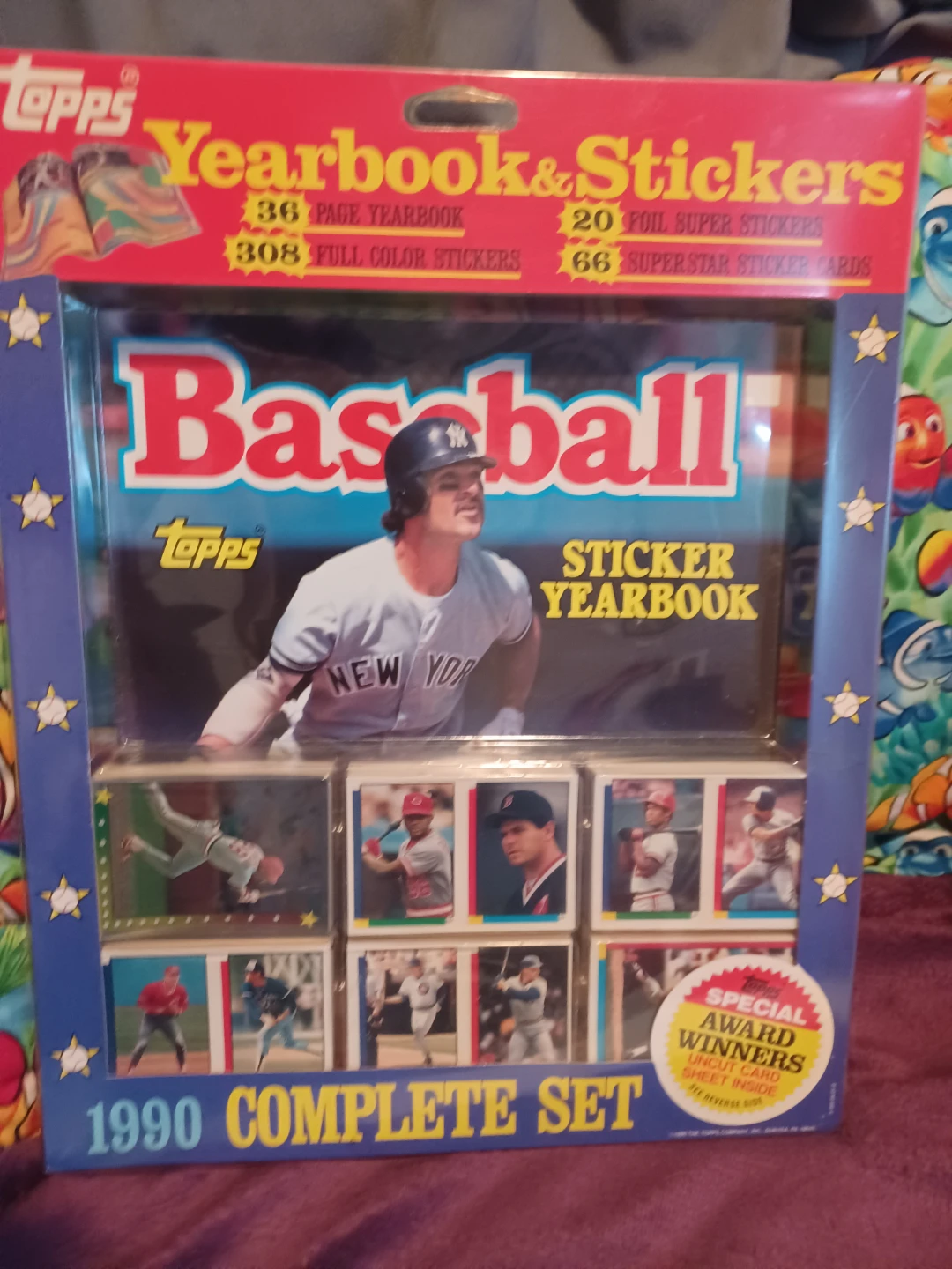 Topps Baseball 1990 Yearbook & Stickers Complete Set