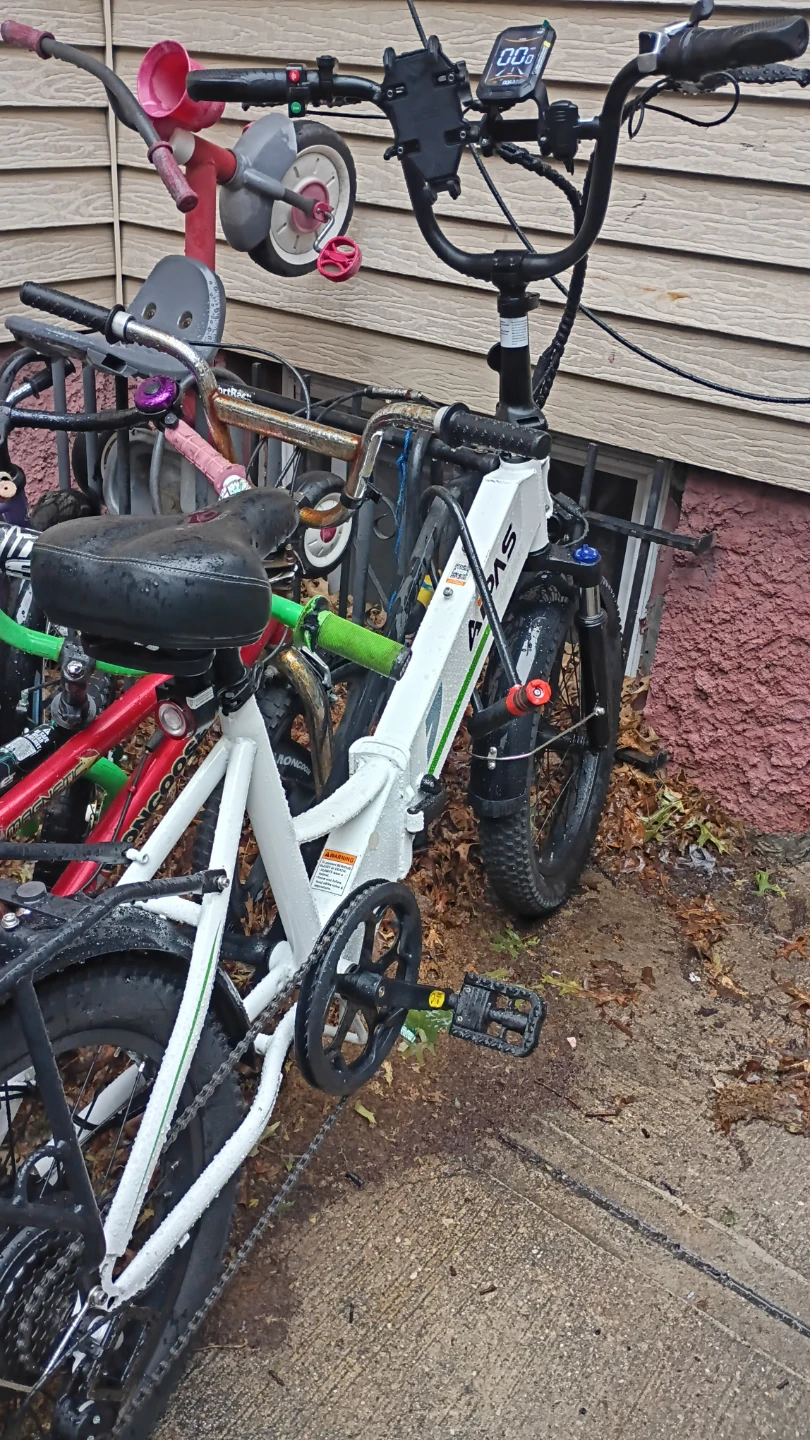 Aipas Folding Electric Bike - White - photo 3